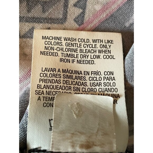 Metaphor Women’s LP Petite Maxi Dress Sleeveless Pullover Rustic Boho - Picture 8 of 11